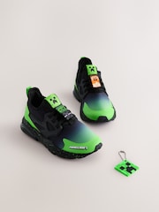 Green Minecraft Elastic Lace Trainers - Image 1 of 5