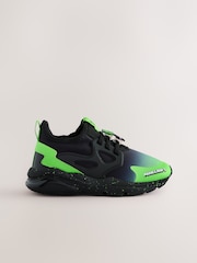 Green Minecraft Elastic Lace Trainers - Image 2 of 5