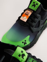 Green Minecraft Elastic Lace Trainers - Image 3 of 5