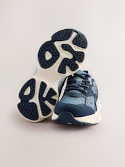Blue Standard Fit (F) Mesh Lace Trainers - Image 5 of 5