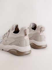 Neutral Marvel Elastic Lace Trainers - Image 4 of 6