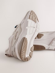 Neutral Marvel Elastic Lace Trainers - Image 5 of 6
