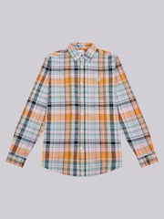 U.S. Polo Assn. Linen Blend Check Camisas masculinas de - Imagem 5 de 7