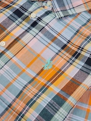 U.S. Polo Assn. Linen Blend Check Camisas masculinas de - Imagem 7 de 7