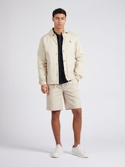 U.S. Polo Assn Brown Mens Linen Blend Chino Shorts - Image 3 of 9
