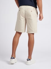 U.S. Polo Assn Brown Mens Linen Blend Chino Shorts - Image 4 of 9