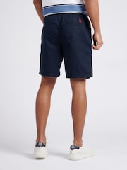 U.S. Polo Assn. Blue Mens Linen Blend Deck Shorts - Image 4 of 8
