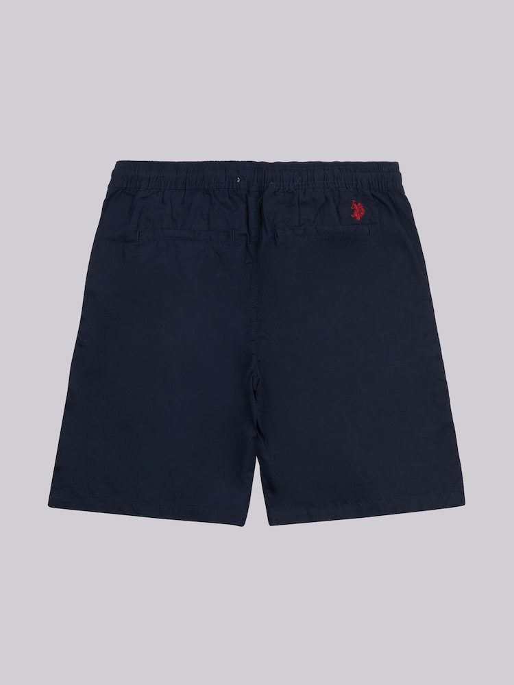 U.S. Polo Assn. Blue Mens Linen Blend Deck Shorts - Image 6 of 8