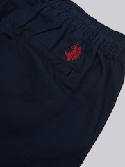 U.S. Polo Assn. Blue Mens Linen Blend Deck Shorts - Image 8 of 8