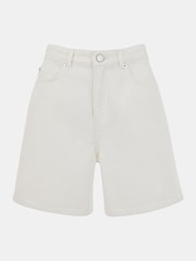 Whistles White 100% Cotton Authentic Denim Shorts - Image 5 of 5