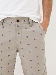 FatFace Cove Grey Turtle Flat Front Shorts - Image 4 of 5
