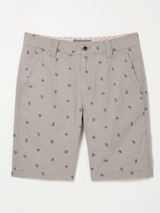 FatFace Cove Grey Turtle Flat Front Shorts - Image 5 of 5
