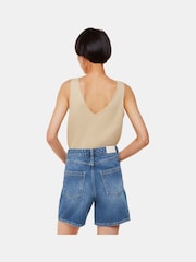 Whistles Blue 100% Cotton Authentic Denim Shorts - Image 2 of 5