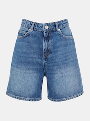 Whistles Blue 100% Cotton Authentic Denim Shorts - Image 5 of 5