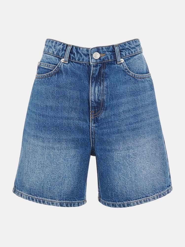 Whistles Blue 100% Cotton Authentic Denim Shorts - Image 5 of 5