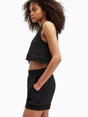 AllSaints Black Ewelina Lila Top - Image 2 of 7