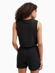 AllSaints Black Ewelina Lila Top - Image 3 of 7