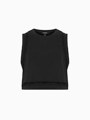 AllSaints Black Ewelina Lila Top - Image 7 of 7