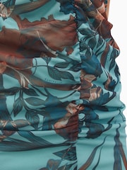 AllSaints Blue Kaih Batu Dress - Image 3 of 7