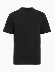Черный - Футболка с вырезом под горло и короткими рукавами Allsaints Nero - Изображение 6 из 6