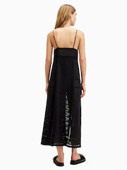 AllSaints Black Dahlia Dress - Image 3 of 6