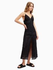 AllSaints Black Dahlia Dress - Image 5 of 6
