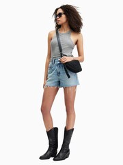 AllSaints Grey Sofia Tank - Image 3 of 6