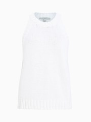 AllSaints White Lock Slub Tank - Image 6 of 6