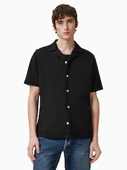 AllSaints Black Hudson Shirts - Image 1 of 6