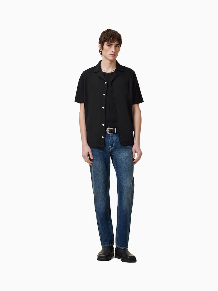 AllSaints Black Hudson Shirts - Image 3 of 6