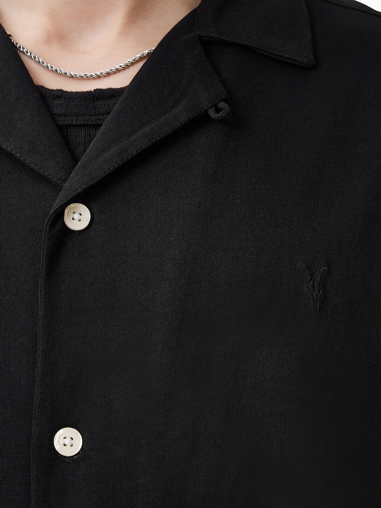 AllSaints Black Hudson Shirts - Image 5 of 6