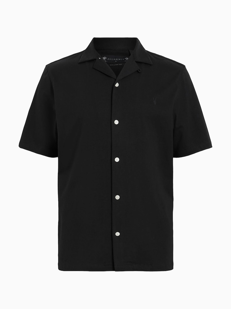 AllSaints Black Hudson Shirts - Image 6 of 6
