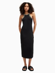 AllSaints Black Cassidy Dress - Image 3 of 6