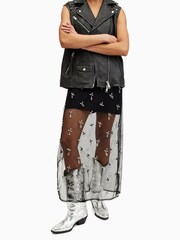 AllSaints Silver Dolly Boots - Image 3 of 8