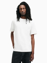 AllSaints White Nero Short Sleeve Crew T-Shirt - Image 1 of 7