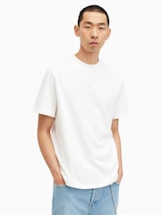 AllSaints White Nero Short Sleeve Crew T-Shirt - Image 1 of 7