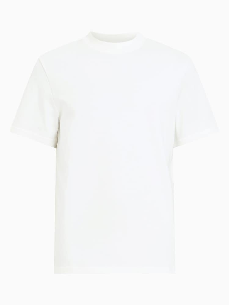 AllSaints White Nero Short Sleeve Crew T-Shirt - Image 7 of 7