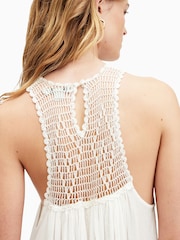 AllSaints White 100% Cotton Corrs Dress - Image 5 of 7