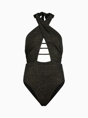 AllSaints Gold Eleanor Swimsuit - Image 7 of 7