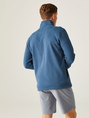 Regatta Blue Mens Agilno Quarter Zip Sweatshirt - Image 2 of 6