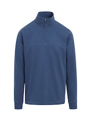 Regatta Blue Mens Agilno Quarter Zip Sweatshirt - Image 5 of 6