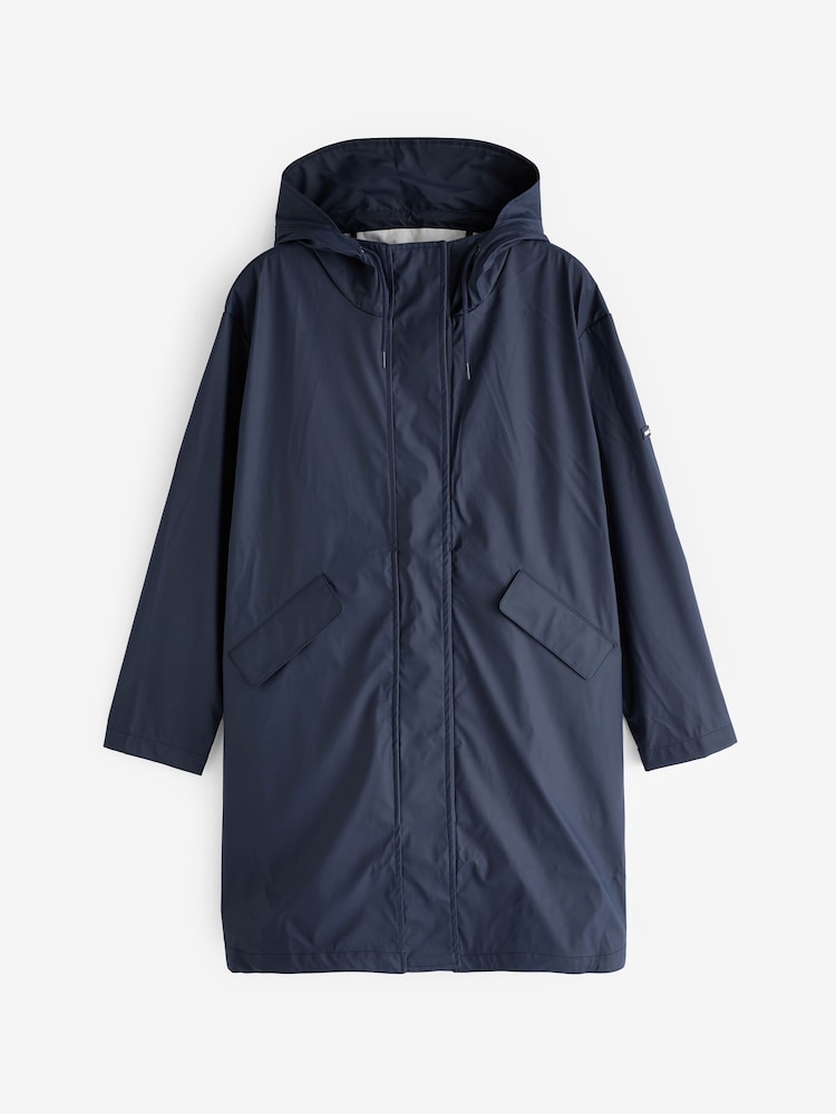 Regatta Blue Truelsa Mid Length Hooded Rain Jacket - Image 7 of 7