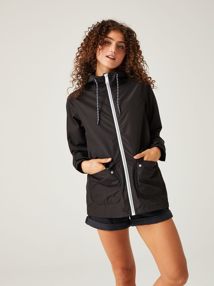Regatta Black Bayletta Waterproof Jacket - Image 1 of 1 Regatta Black Bayletta Waterproof Jacket - Image 1 of 1