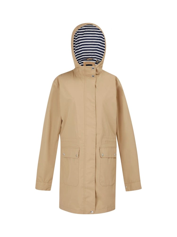 Regatta Natural Birgitta Mittellange wasserdichte Jacke - Bild 7 von 7