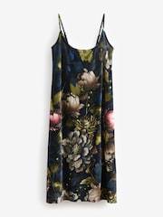 Floral Print Velvet Slip - Image 7 of 9