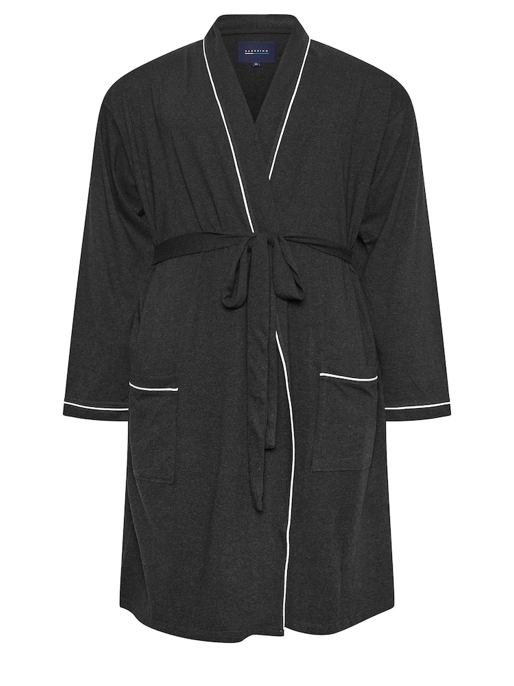 Buy BadRhino Big & Tall Dark Grey Jersey Dressing Gown from Next USA