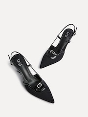 Linzi Black Constance Stiletto Court Heels With Buckle Detail - Image 5 of 5