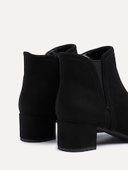 Linzi Black Manor Low Block Heeled Ankle Boots - Image 5 of 5