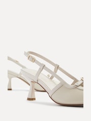 Linzi Nude Constance Stiletto Court Heels With Buckle Detail - Image 5 of 5