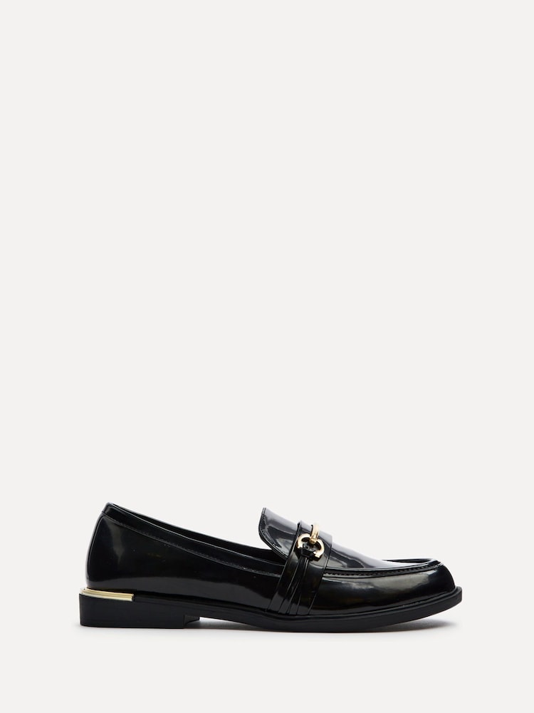 Linzi Breeze zlata (barva); Zlato Trim Slip-On Mokasini - Slika 2 iz 5